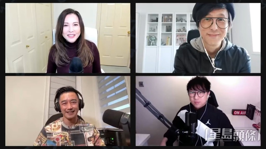 鄧健泓今日（18日）作客李婉華YouTube頻道網上節目《豪華博客》的訪問，分享移民加拿大的過程。