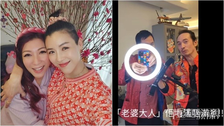 新年期間Aimee跟朱凱婷聚會,已成為老婆御用攝影師的阿Mo教後者老公揸機。