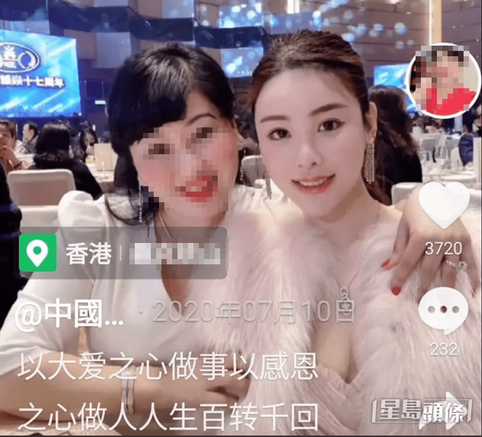 蔡媽媽不時在抖音分享與女兒的合照。