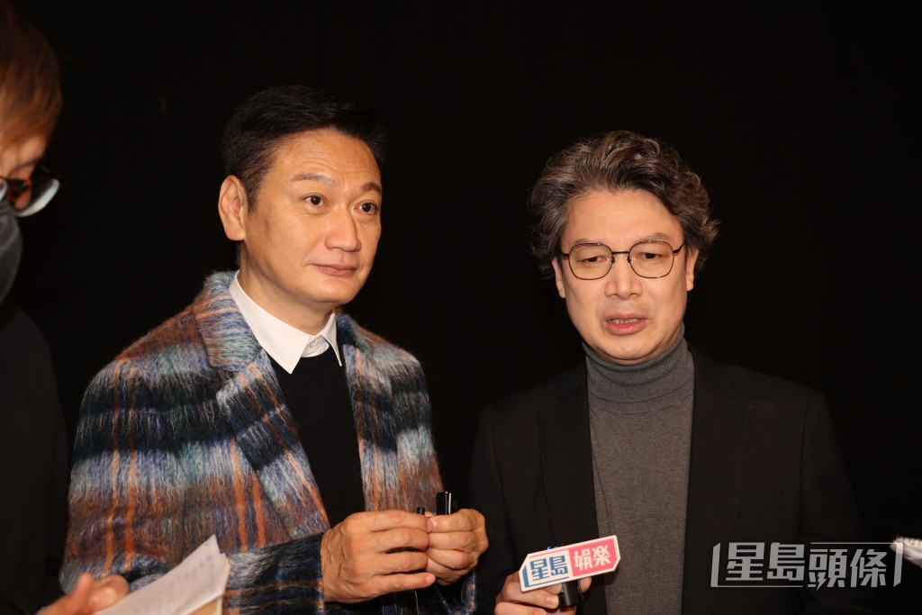 梁榮忠微發福，有些網民指他撞樣劉松仁。