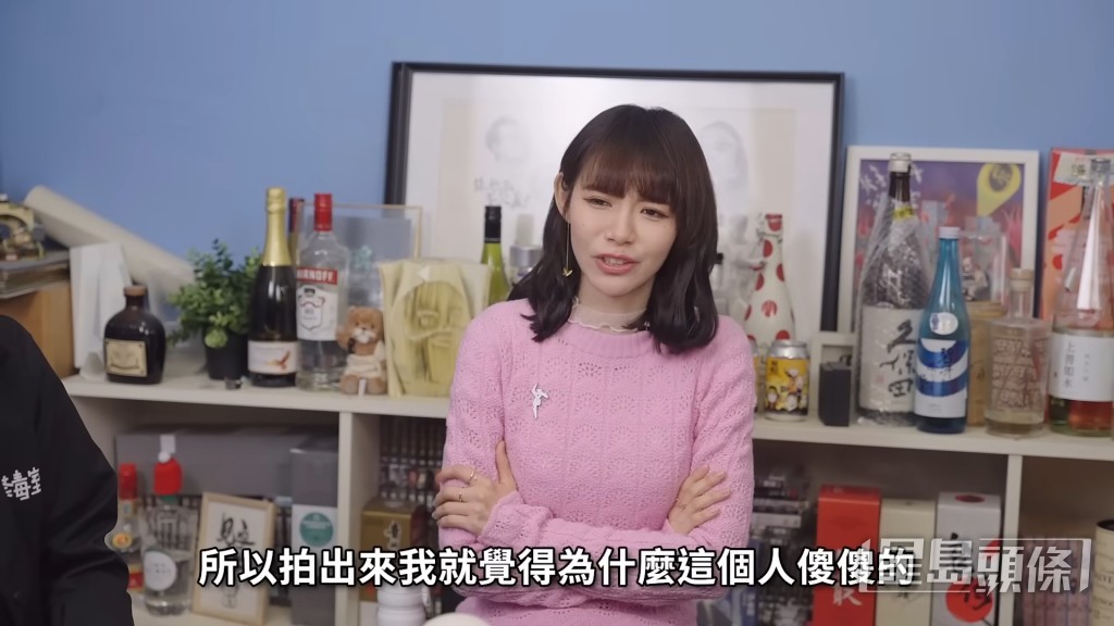 林明禎笑說自己講廣東話傻傻的。