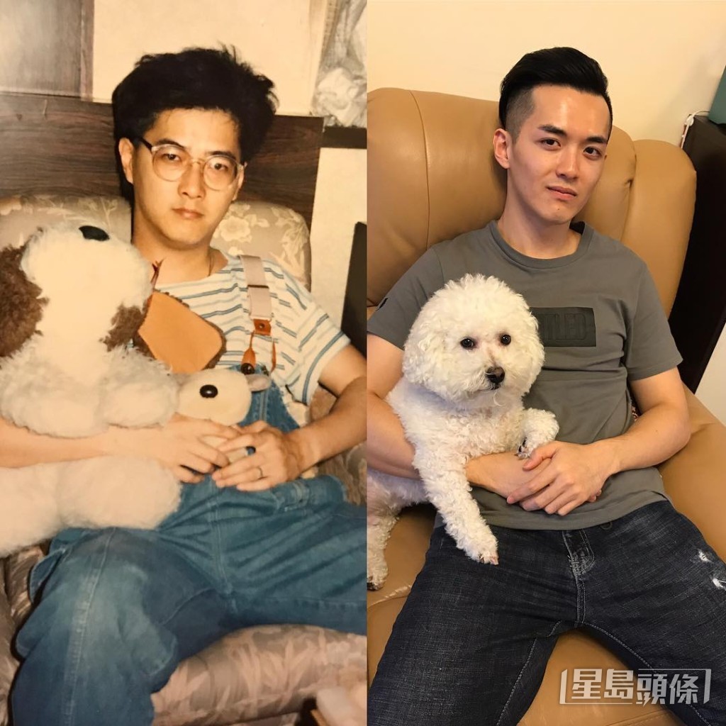 阮浩棕父親阮惠源（左）是前亞視監製。