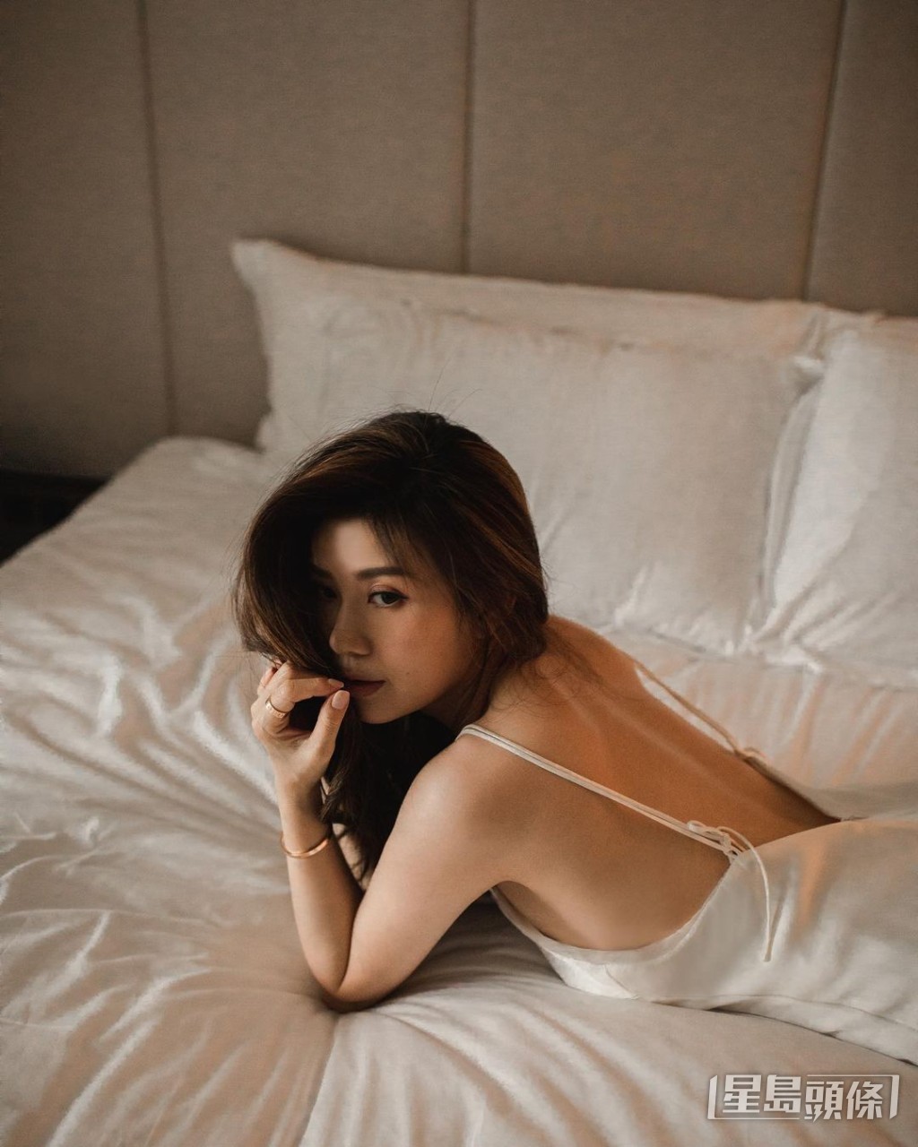 張美妮也經常分享性感照。