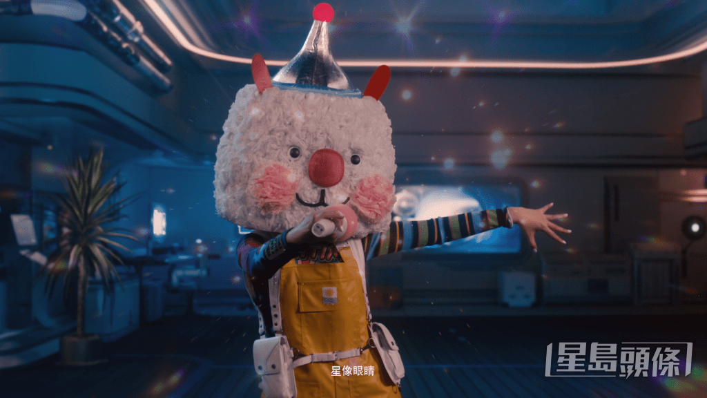 正在唱K的星星兔。