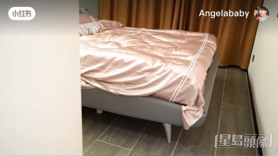 不過有網民覺得Angelababy睡房比想像中狹窄，目測牀尾與牆之間的距離僅約一個人身位。