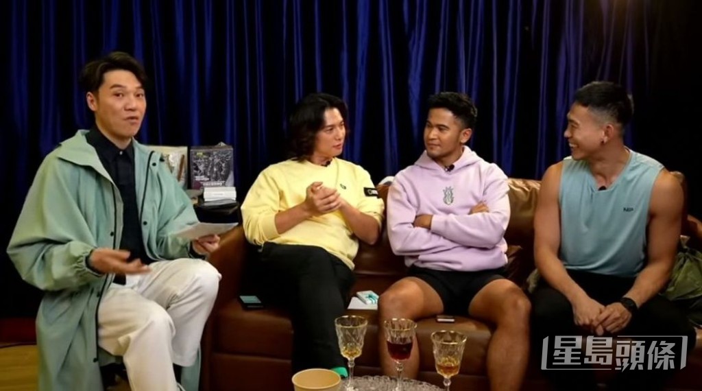 《Boyscation Talk》之前就请嚟HoHo(右1起)、Nathan、Howard讲性反应。