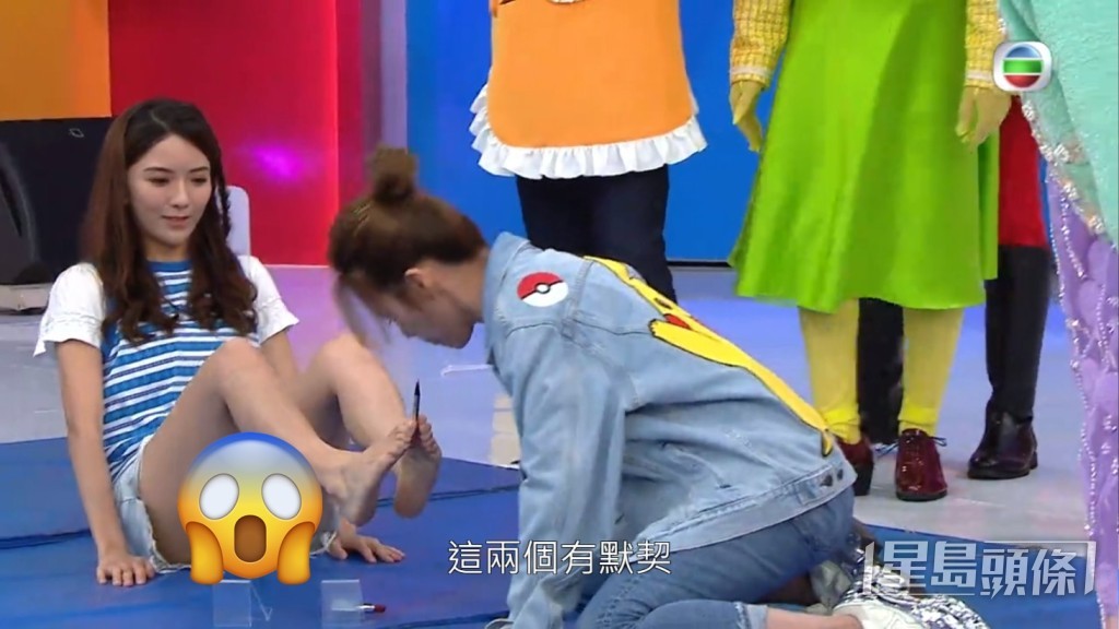 熱褲上陣的陳星妤失手。