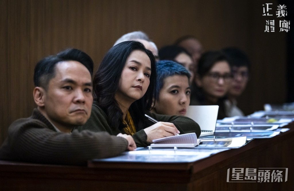 葉蘊儀去年復出大銀幕,在《正義迴廊》飾演師奶陪審員。