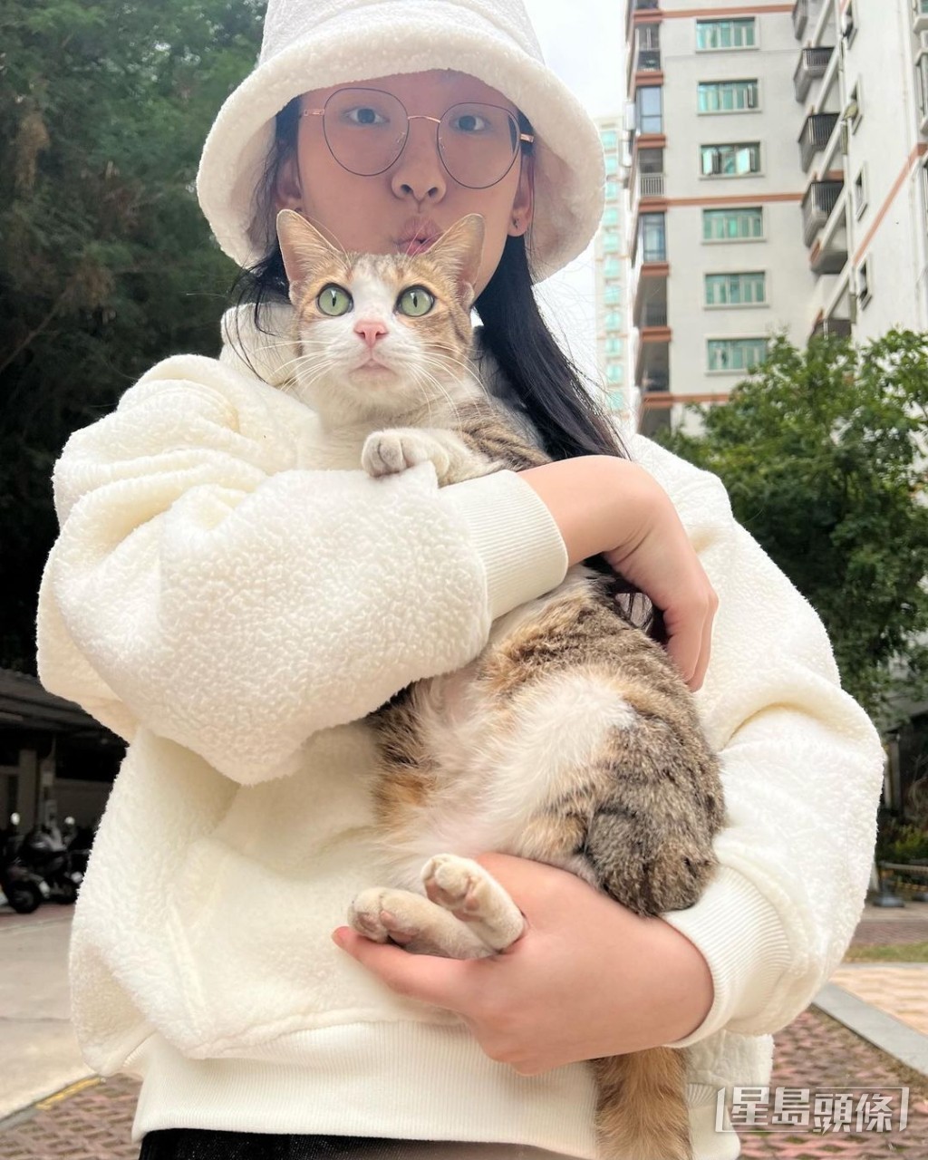 炎明熹同貓咪都係咁可愛。