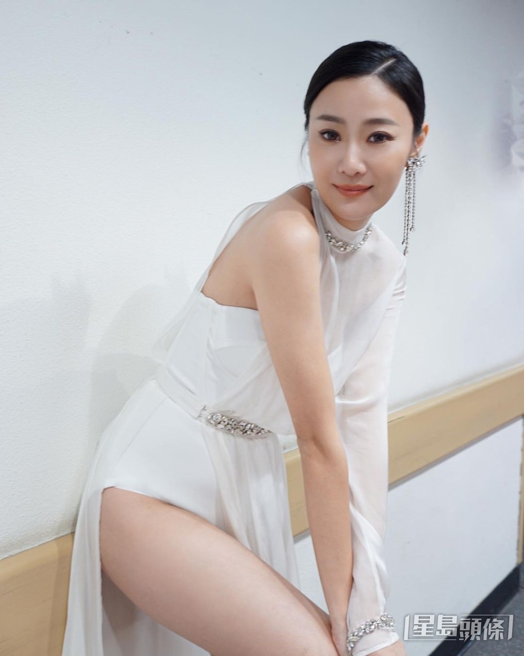 朱智賢去年出席《2022年香港小姐競選決賽》時，靚到網民質疑「再度進化」。