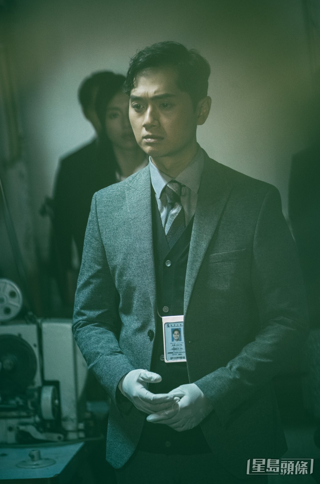 Fred在《法證V》中演的「湛霆」,是承接上輯的角色。