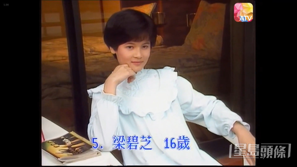 梁碧芝1990年参加亚视“香港美少女大赛”入行。