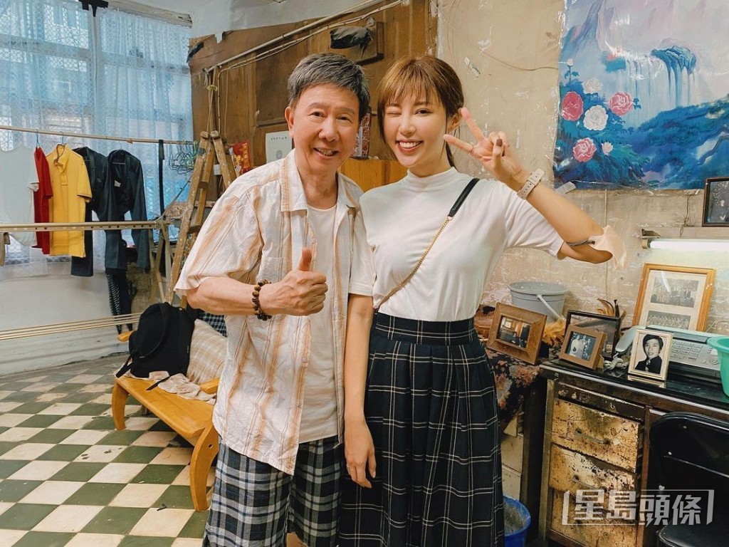 林泳淘最近演出ViuTV新劇《和解在後》,與尹光有對手戲。
