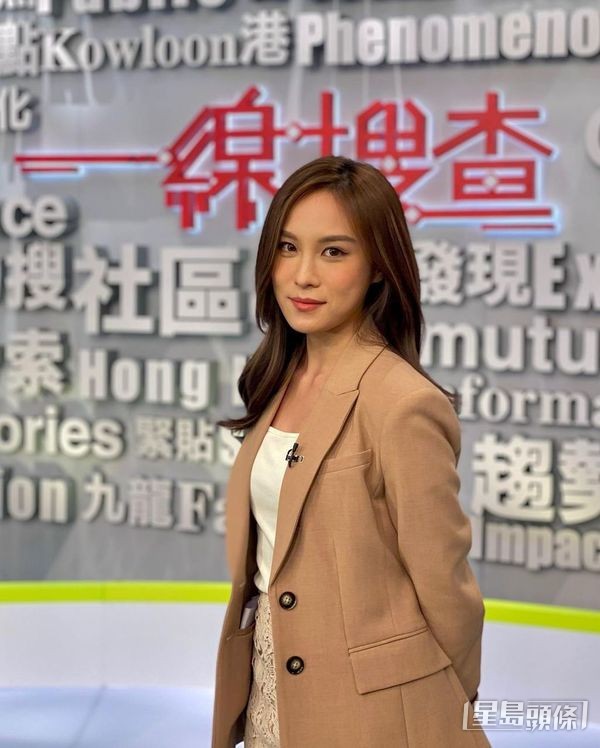 丘靜雯以part time形式與HOY TV合作。