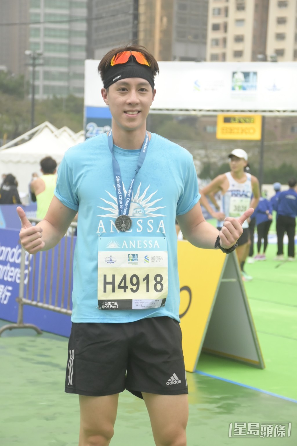 【藝人10公里賽】第1名：陳立安  成績：47分58秒
