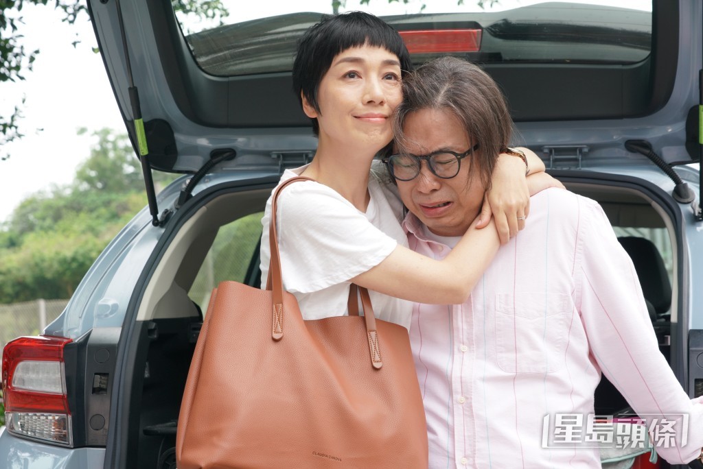 呢場夫妻間真情剖白戲賺人熱淚,林敏驄都感激「助攻王」江美儀的配合。