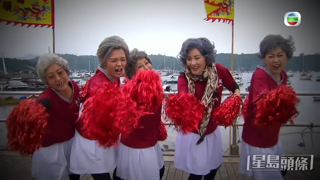 日前播出一集，「威龍五美女」更化老妝。