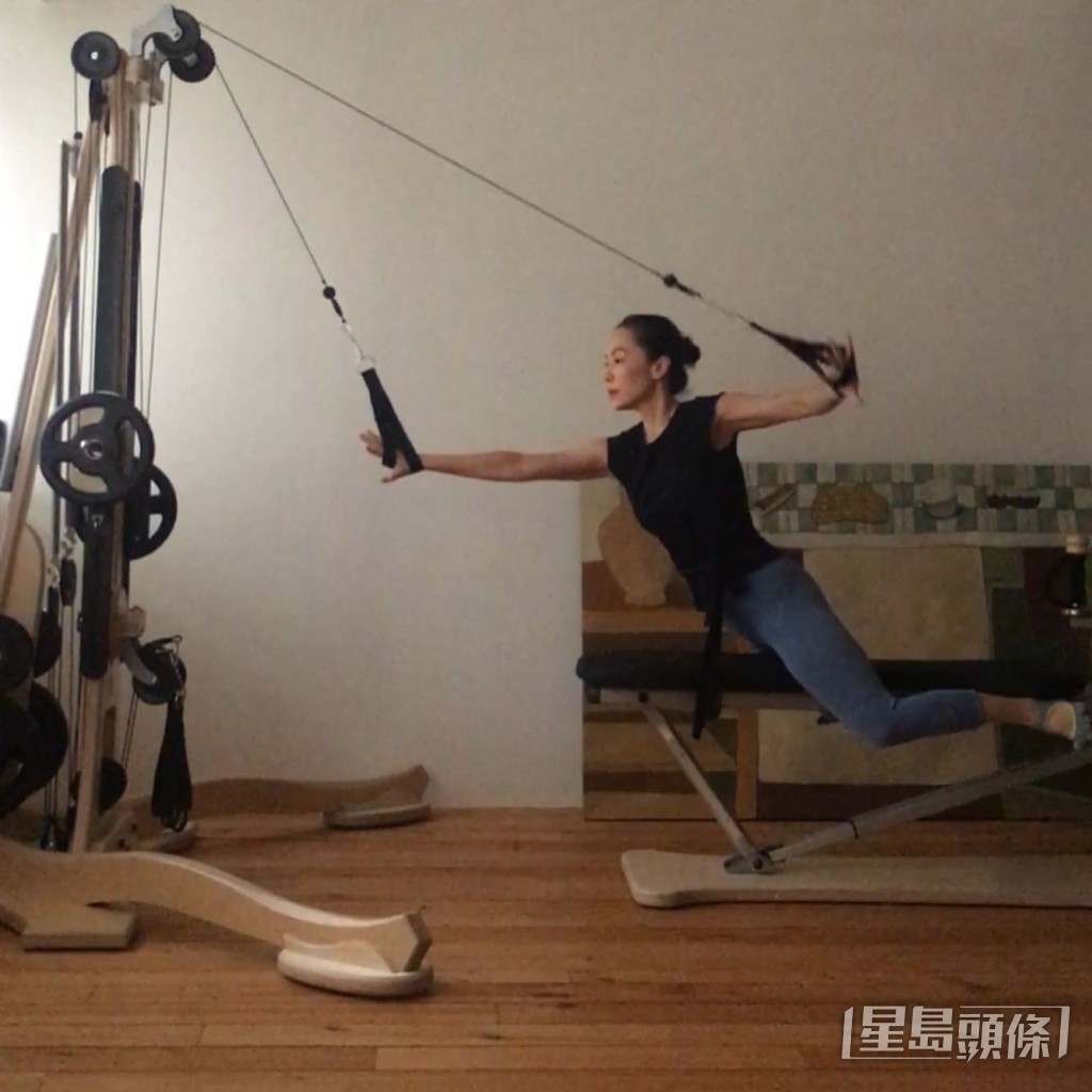 彭羚還經常做普拉提（Pilates）。