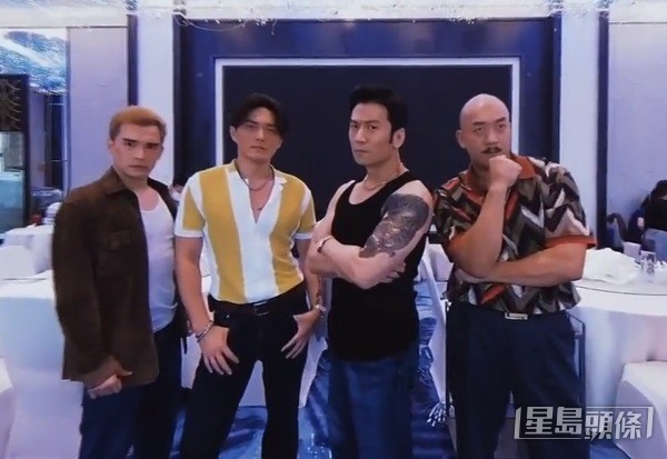 張柏文（左）最近有份演出TVB熱播劇《一舞傾城》。