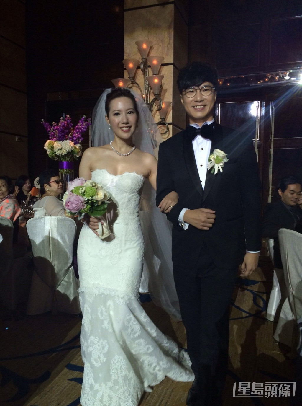 布志綸2014年豪花百萬在四季酒店筵開32席婚宴，稱幾乎花光自己身家。