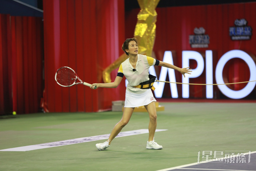 熱愛運動的謝婷婷自幼是網球健將。