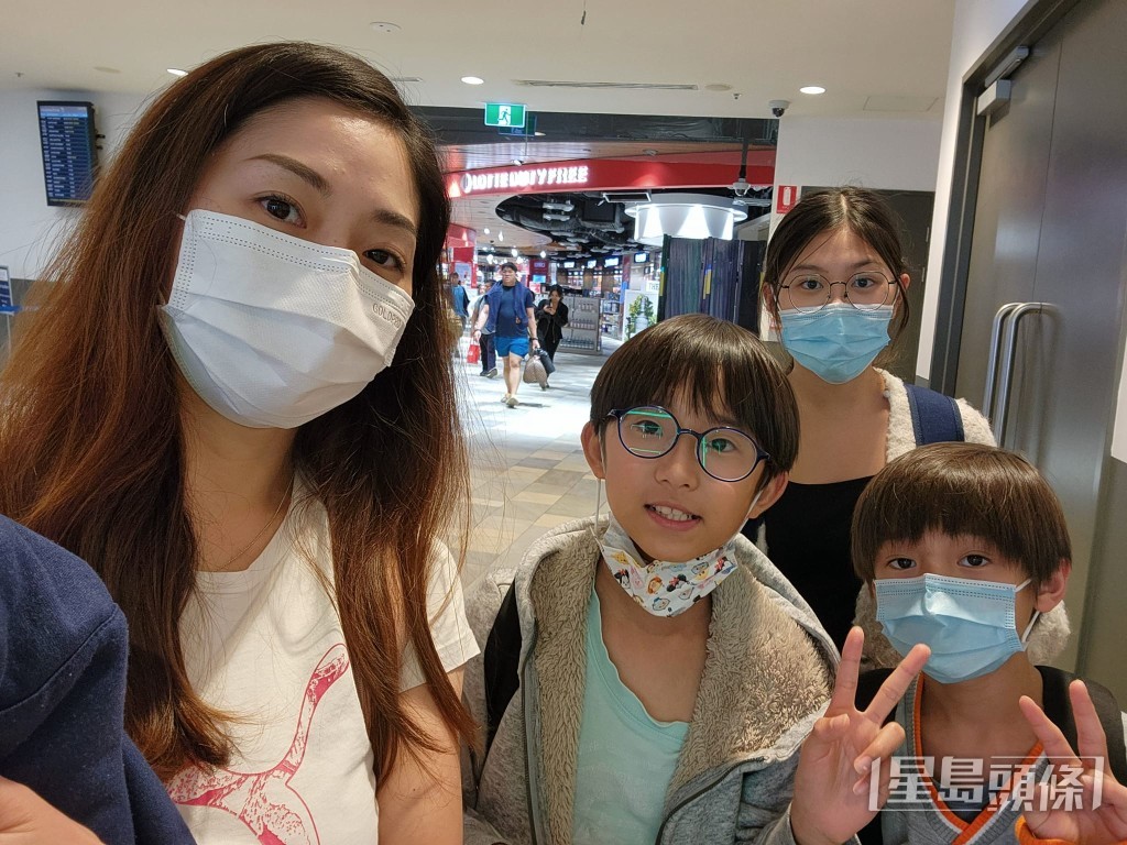 伍文生太太月初曾在社交網貼相，透露已經返回澳洲繼續生活。
