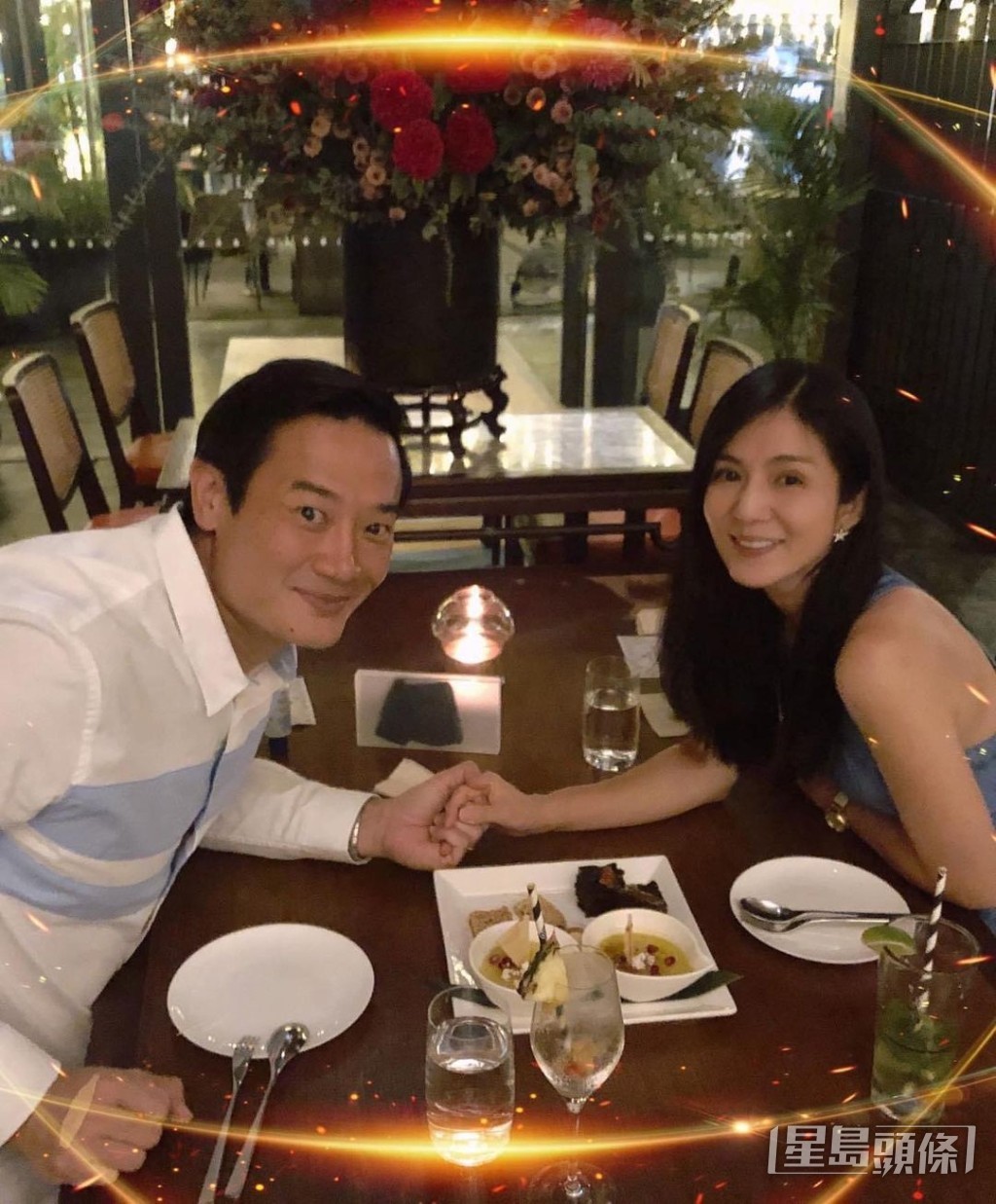 楊采妮為老公婚後移居新加坡。