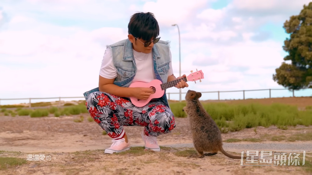 《粉色海洋》是在澳洲珀斯拍攝，還有澳洲特有動物短尾矮袋鼠（Quokka）出鏡。