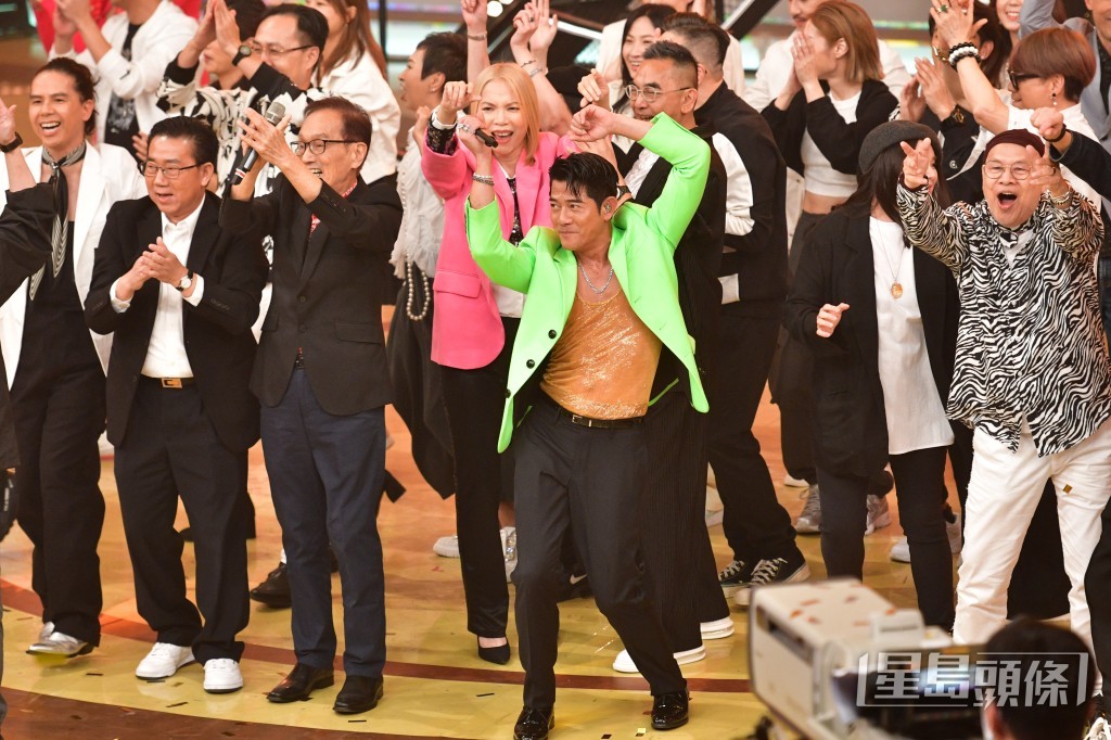 郭富城現場表演全場起哄。