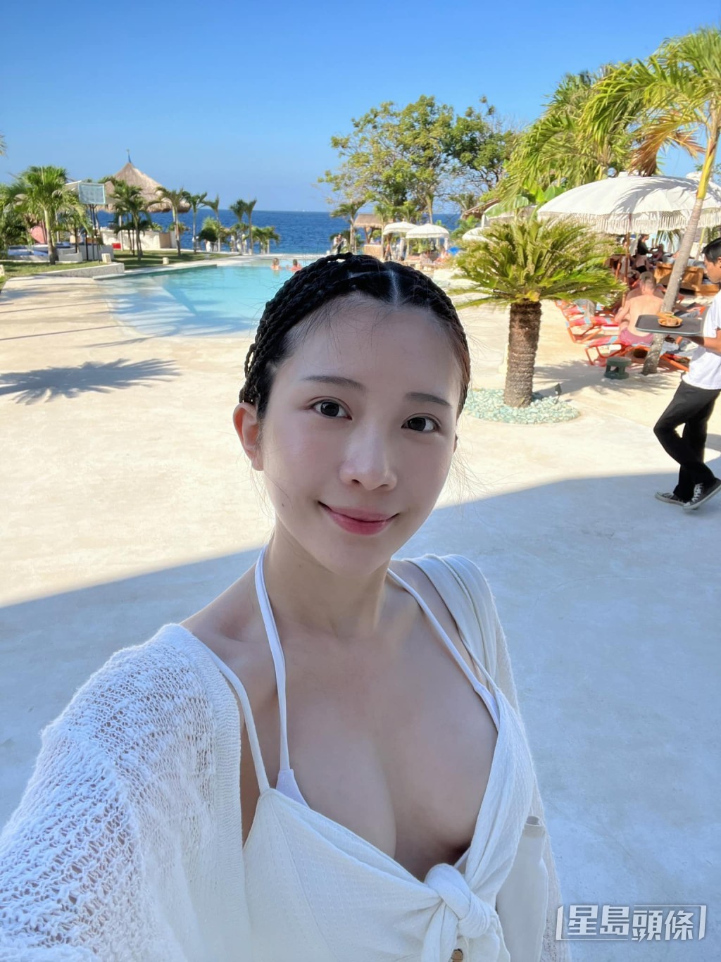 雞排妹在社交網貼出於2021年的對話截圖,大爆半夜被騷擾。