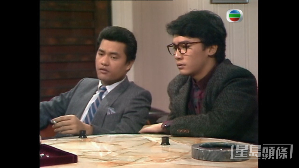 梁朝伟与吕良伟1985年拍TVB剧《挑战》，在戏中是好友。