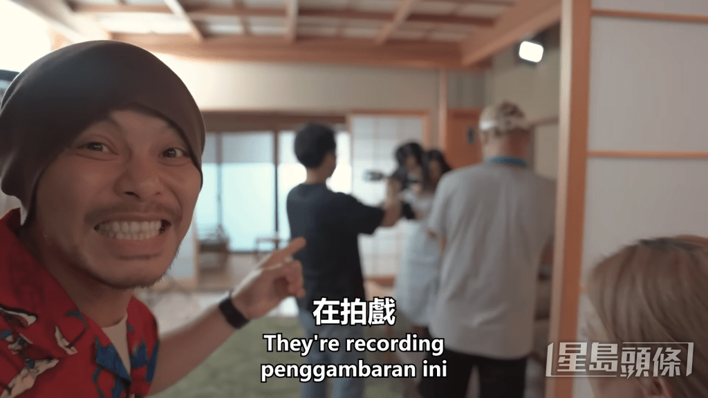突襲拍攝中途的男女優！