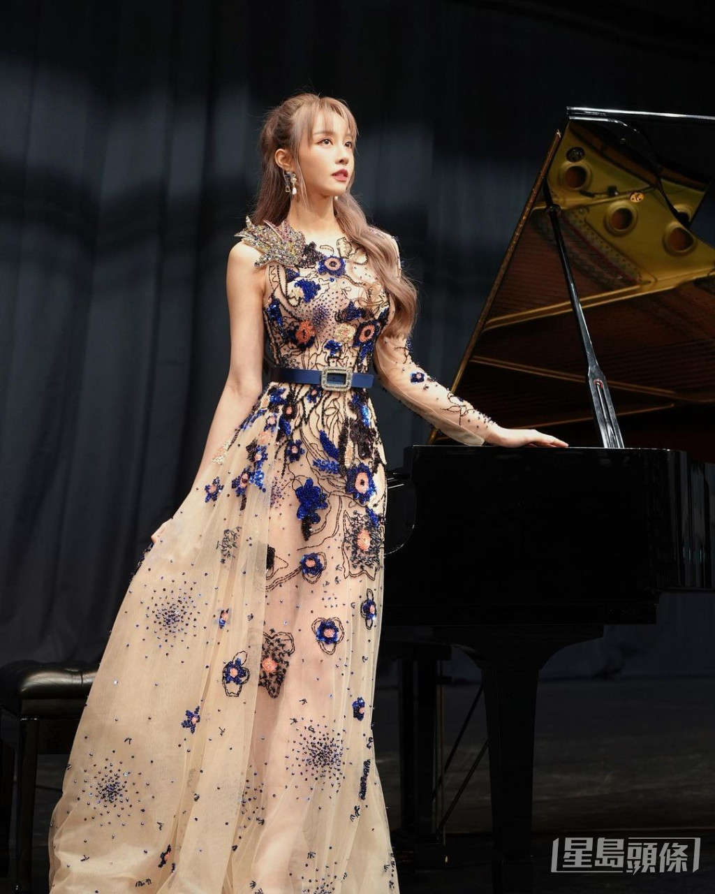 李元玲上月曾去台湾开音乐会。