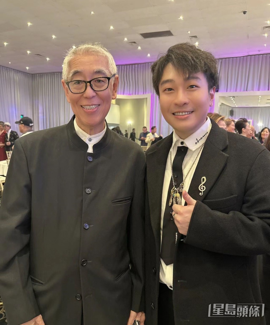 創辦《歡樂今宵》的資深電視人蔡和平(左)