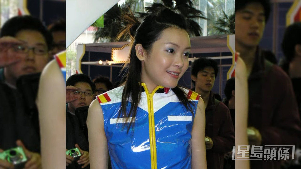 當年李佳芯在高達展覽擔任動漫女郎。