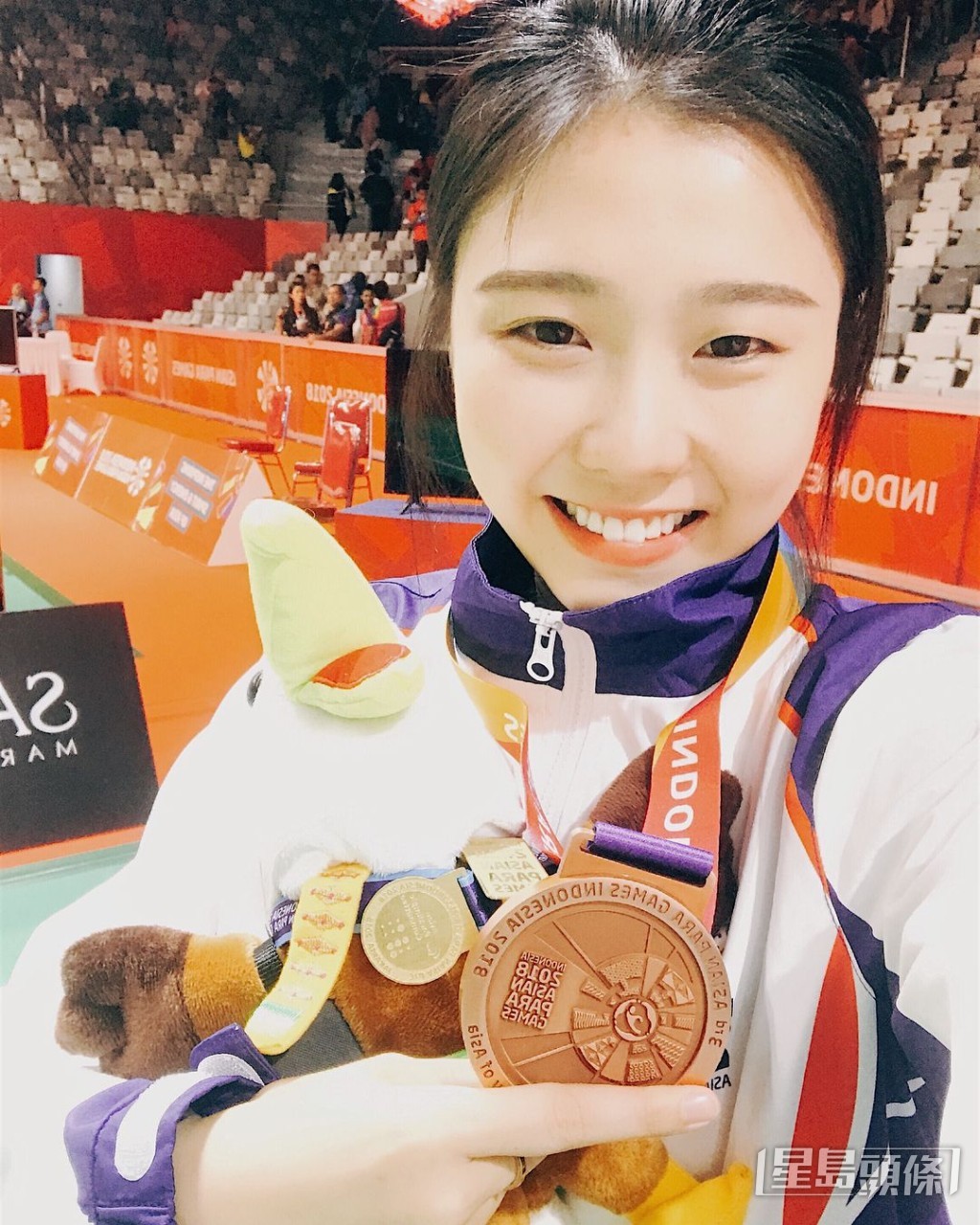 曾在2018年亞洲殘疾人運動會取得SU5級女子單打銅牌。