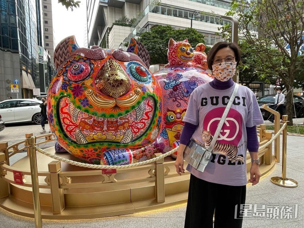 汪明荃的日常服裝都經常出現Gucci！