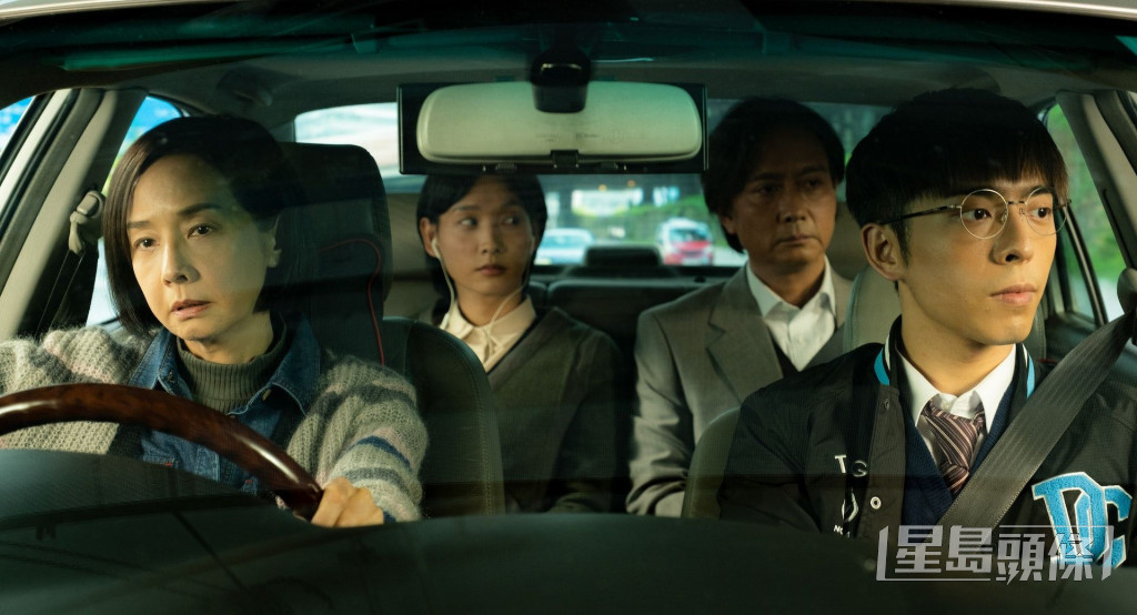 毛舜筠(毛姐)、談善言、謝君豪、呂爵安去年拍電影《過時‧過節》。