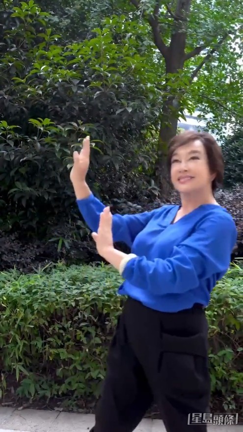 網民將關注落在劉曉慶的外表上。