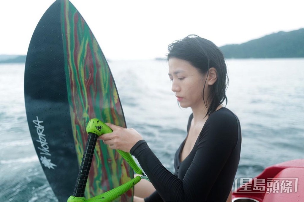 楊偲泳是滑水愛好者。