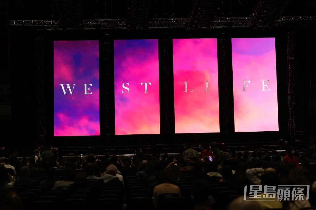 Westlife今晚在亞洲博覽館舉行一連兩場演唱會。