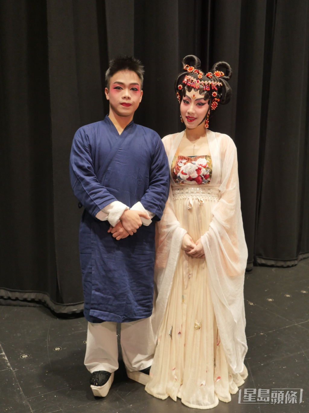 謝曉瑩跟吳立熙由創作劇本到台上演出，都合作得相當愉快。