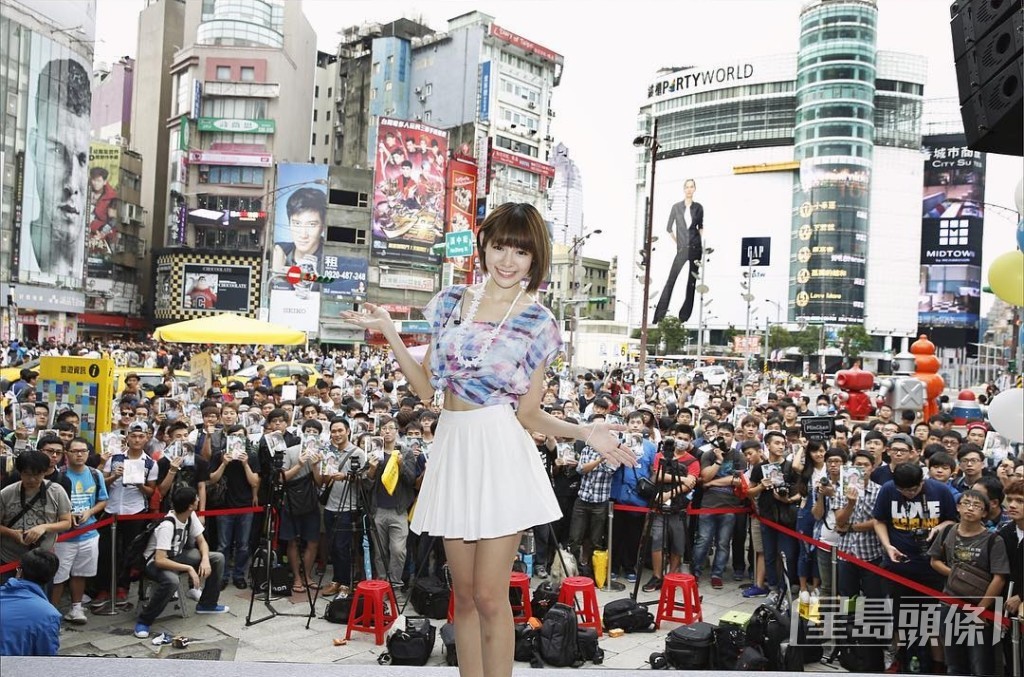 林明禎在台灣都有好多fans。