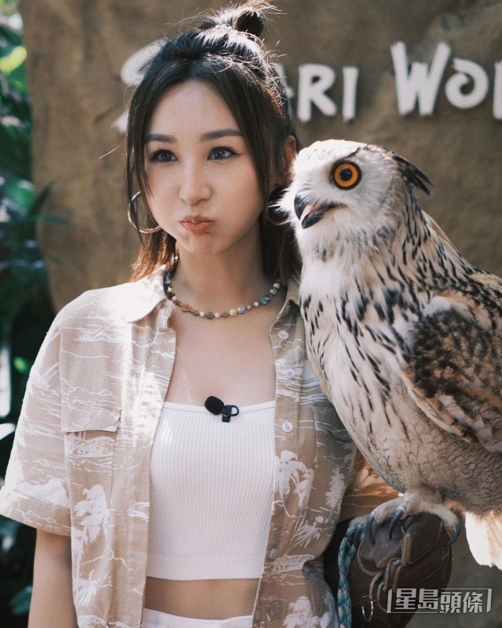 早前高海寧到泰國拍攝旅遊節目《吃貨橫掃曼谷》。