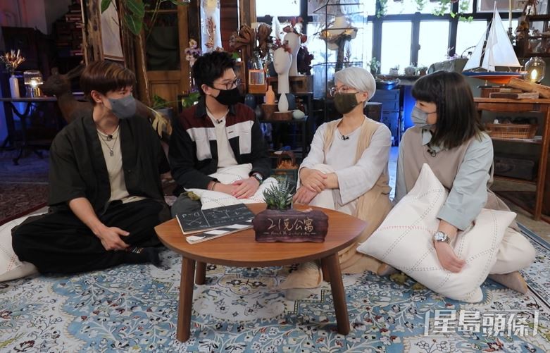 陳敏兒和文信接受小儀和On仔的訪問。