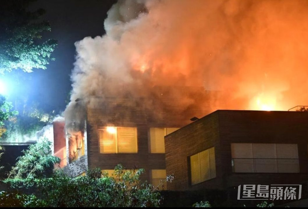 林青霞位于飞鹅山安达臣道9号独立屋，2022年7月凌晨发生火警。