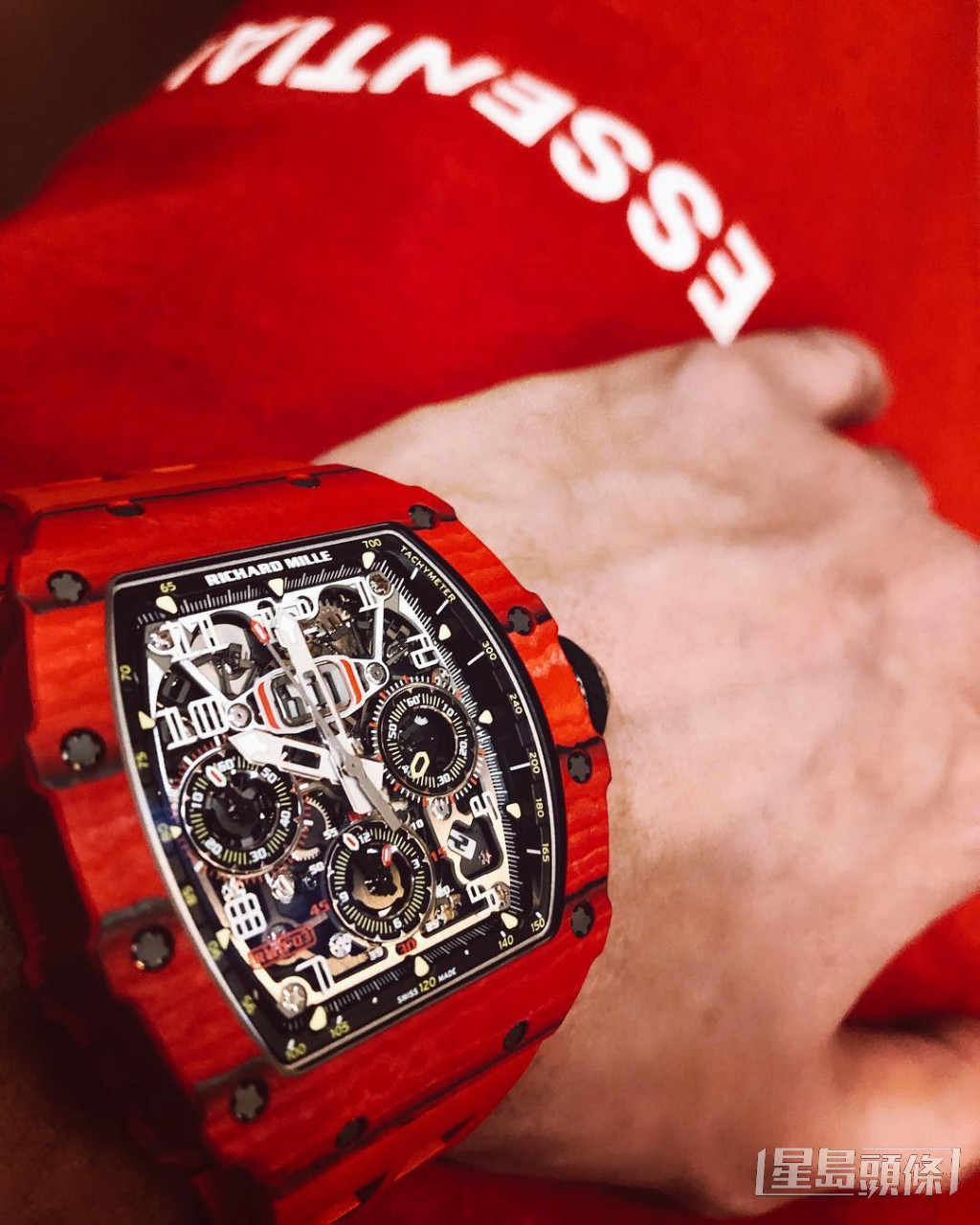 羅志祥擁有多款RICHARD MILLE腕錶。