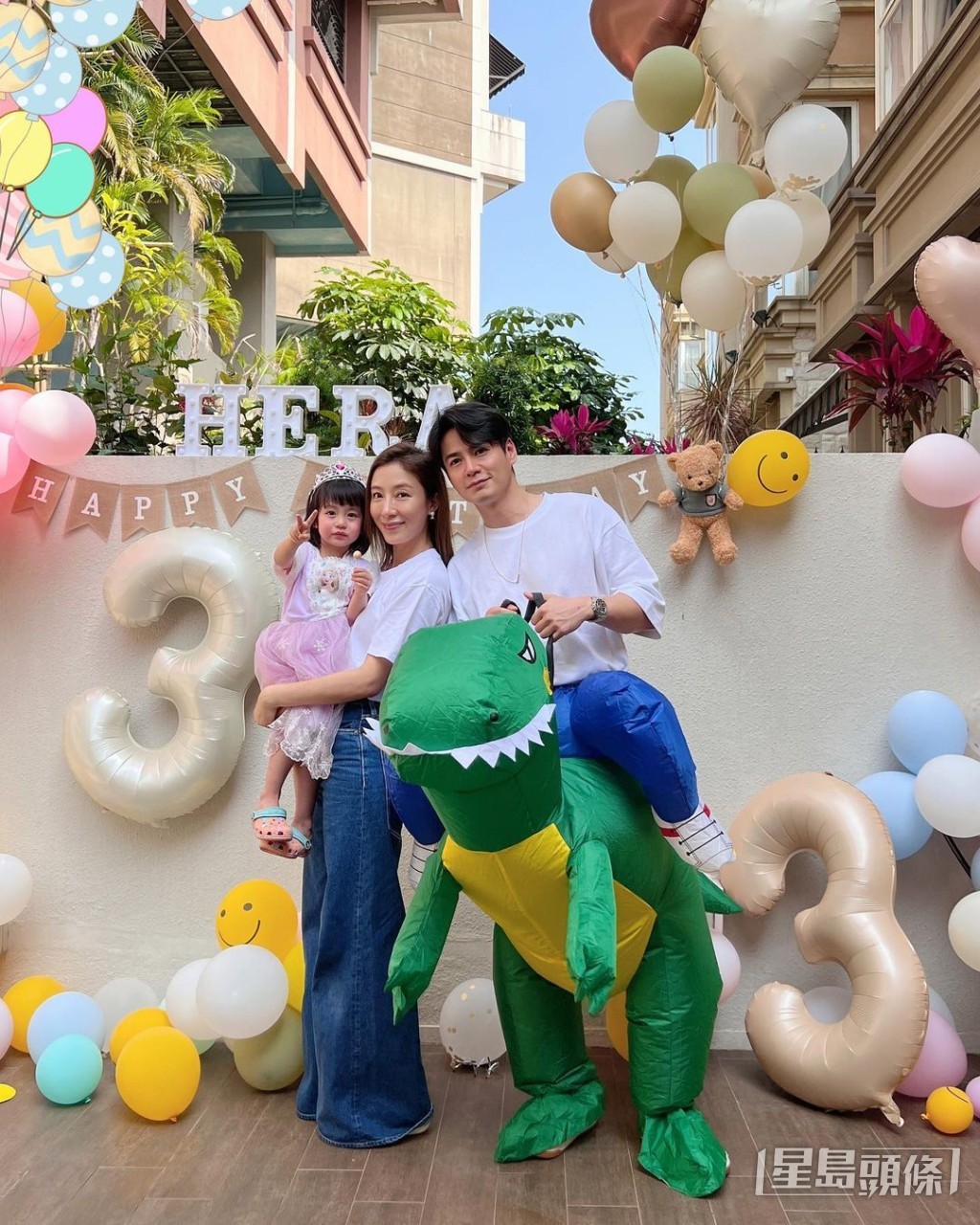 楊茜堯與羅子溢的大女小珍珠已經3歲。