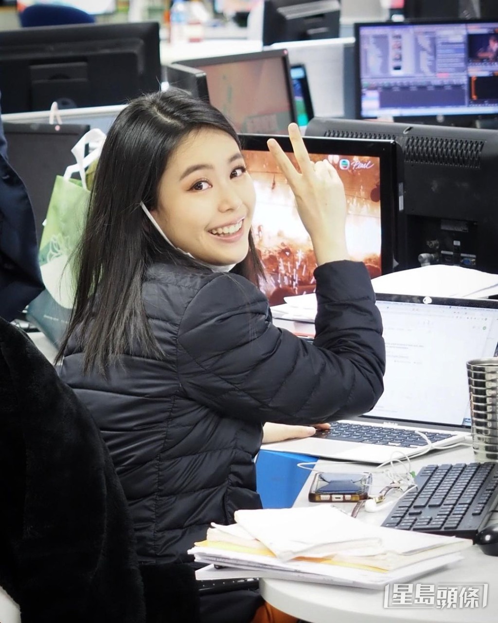 林婷婷因貌似譚凱琪,受到網民談論。