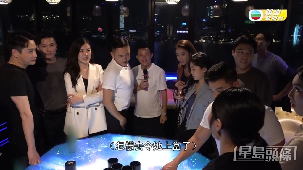 劇組預早為劉穎鏇慶祝。